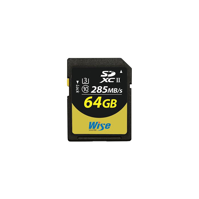 Wise Advanced 64GB UHS-II SDXC Memory Card