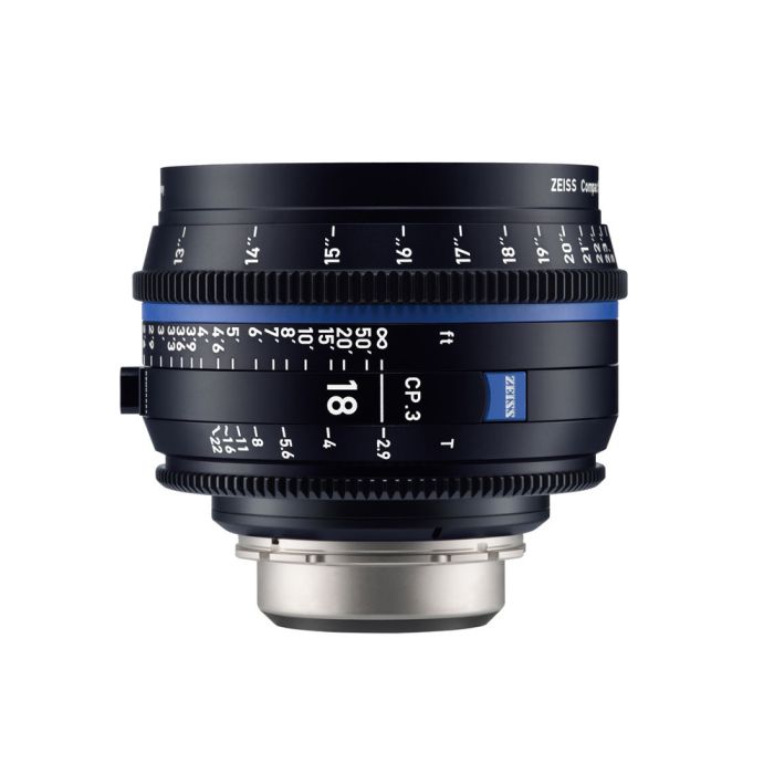 ZEISS CP.3 18mm T2.9 Compact Prime Lens (Sony E Mount, Feet)