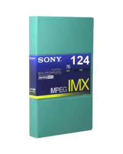 Sony BCT124MXL MPEG IMX Video Cassette, Large