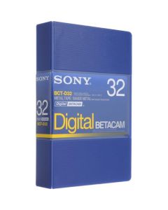 Sony BCT-D32 32 Minute Digital Betacam Video Cassette in Album Case
