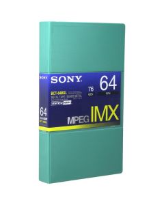 Sony BCT64MXL MPEG IMX Video Cassette, Large