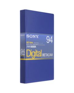 Sony BCT-D94L 94 Minute Digital Betacam Video Cassette in Album Case (Large)