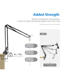 NEEWER Suspension Boom Microphone Arm Stand Kit (40099190)