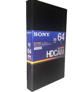 SONY BCT-64HDL 64 mins HDCAM DIGITAL VIDEO CASSETTE
