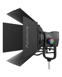 Aputure STORM 1000c Cine Kit with Skid Support, Fresnel, and Barndoors