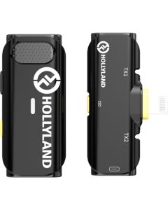 Hollyland LARK C1 SOLO Wireless Microphone System with Lightning Connector for iOS Devices (Black, 2.4 GHz)