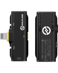 Hollyland LARK C1 SOLO Wireless Microphone System with Lightning Connector for iOS Devices (Black, 2.4 GHz)