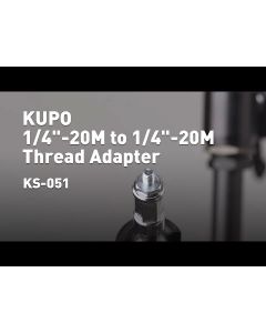 KUPO 1/4" Female + 1/4" Adapter Spigot