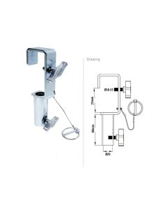 KCP-705 / STAGE CLAMP WITH 28 MM STUD