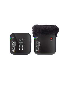 Lensgo348c V1 Compact Digital Wireless Microphone System/Recorder 