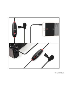 LensgoDM1 Omnidirectional Lavalier Microphone and Dual Omnidirectional Lavalier Microphone