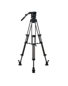 Libec RS-250RM Tripod With Pan and Tilt Fluid Head and Mid-Level Spreader