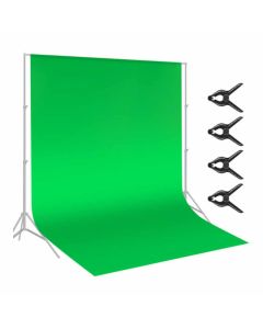 Neewer Chroma Green Backdrop with A-Clamps (10 x 12')
