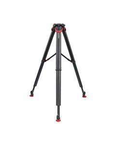 Sachtler flowtech 100 MS Carbon Fiber Tripod with Mid-Level Spreader & Rubber Feet