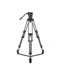 Sachtler FSB 10 Mk II 100mm Touch & Go Head with ENG 2 Carbon Fiber Tripod System (Ground Spreader)