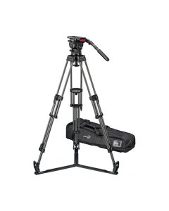 Sachtler FSB 14T Mk II 100mm Touch & Go Head with ENG 2 Carbon Fiber Tripod System (Ground Spreader)