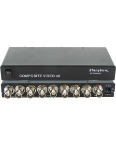 Shinybow SB-3706BNC 1 x 8 Composite Video Distribution Amplifier