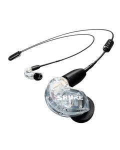 Shure SE215 Sound-Isolating In-Ear Stereo Earphones (Clear)