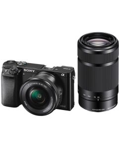 Sony Alpha a6000 Mirrorless Digital Camera with 16-50mm and 55-210mm