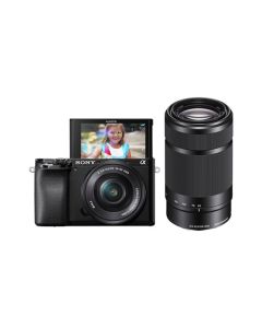 Sony Alpha a6100 Mirrorless Digital Camera with 16-50mm and 55-210mm Lenses
