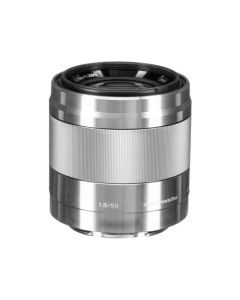 Sony E 50mm f/1.8 OSS Lens (Silver) 