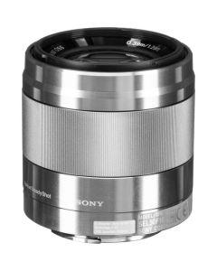 Sony E 50mm f/1.8 OSS Lens (Silver) 