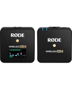 Rode WirelessGO II Single Compact Digital Wireless Microphone System/Recorder (Black)