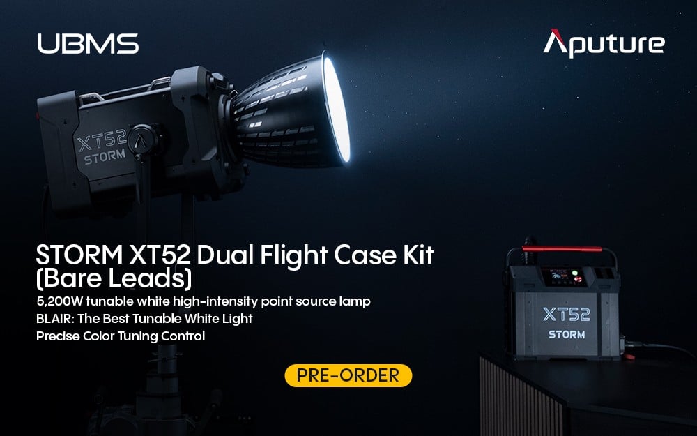 Aputure Storm XT52 Dual Flight Case Kit (Bare Leads) New Release Preorder Now
