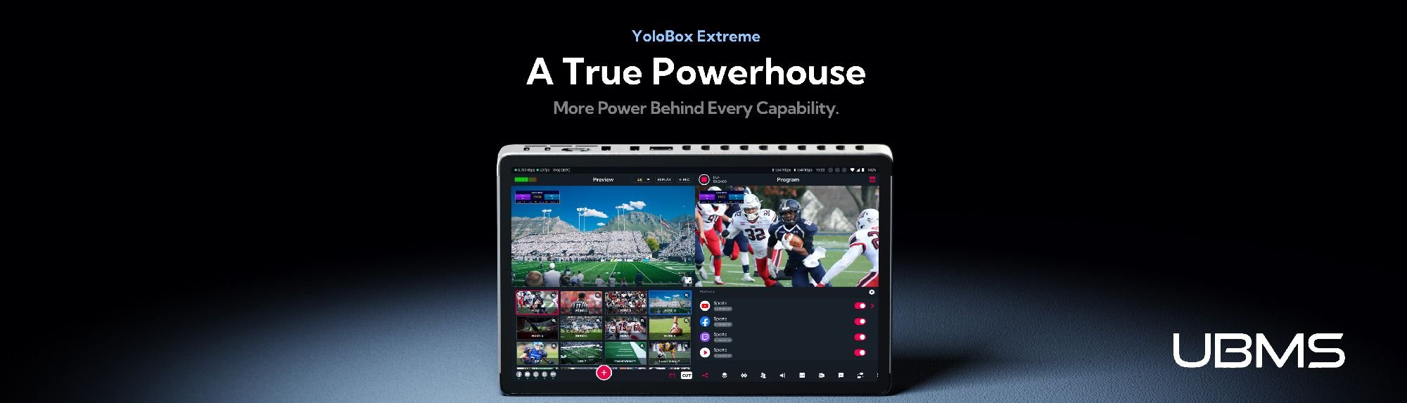 YoloLiv YoloBox Extreme - All-in-One Multi-Cam Livestreaming System