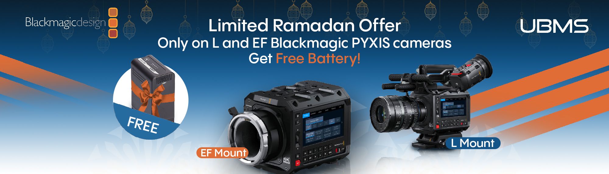 blackmagic design pyxis offer banner