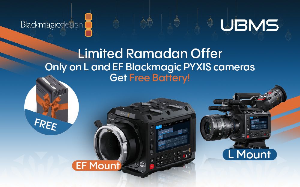blackmagic design pyxis offer banner