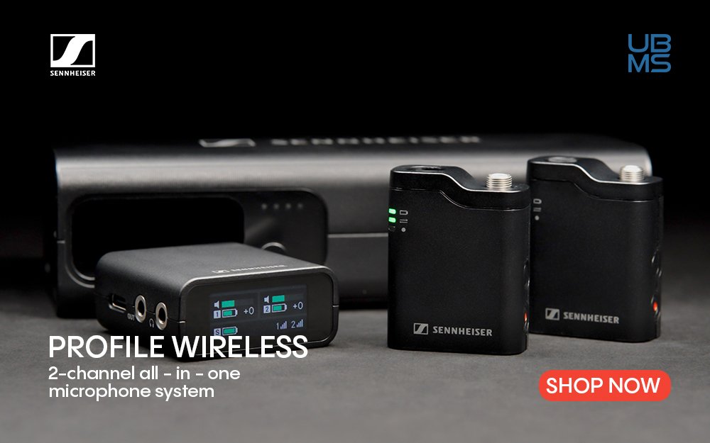 Sennheiser 2-Channel All-In-One Wireless Microphone