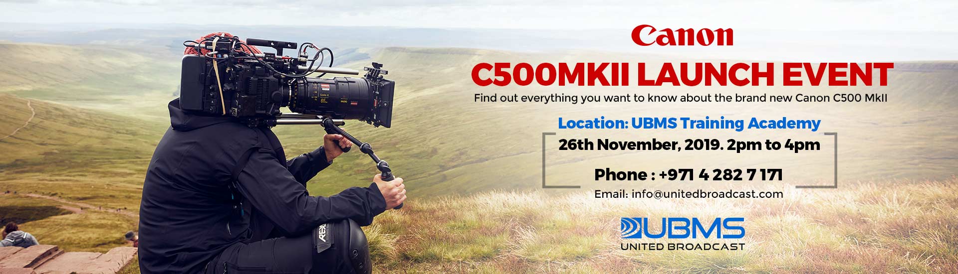 Canon C500MkII Launch Event