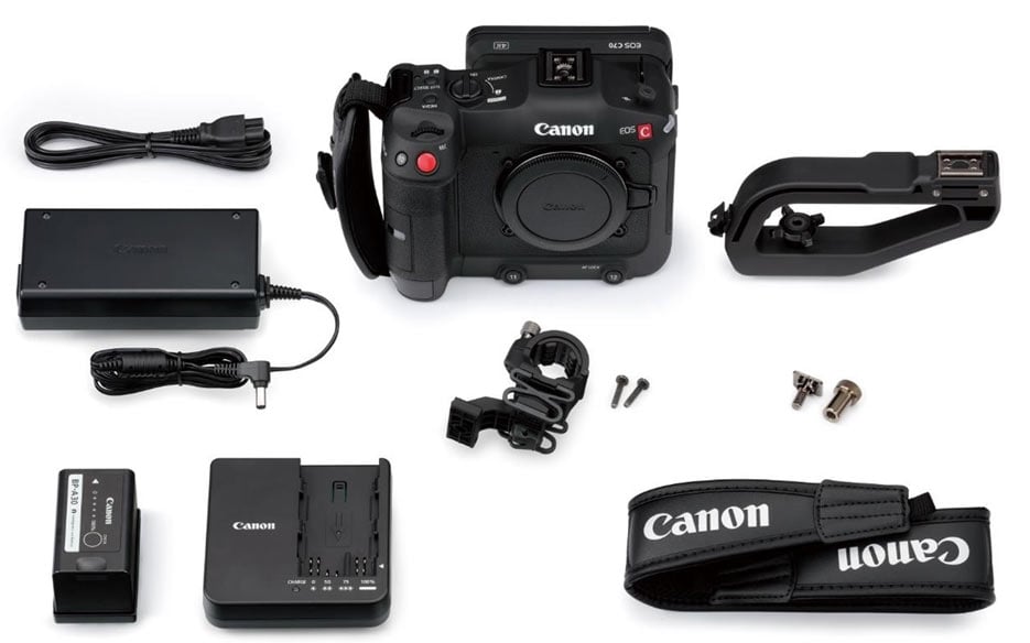 canon eos c70 in the box